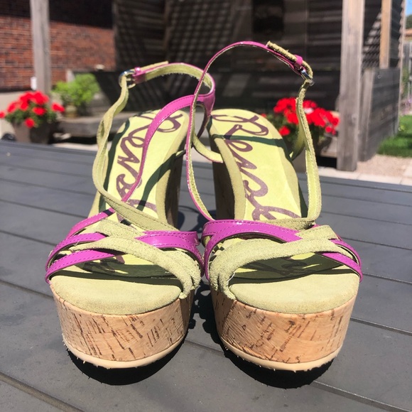 NWOT Replay Green and Purple Wedges - Picture 3 of 8